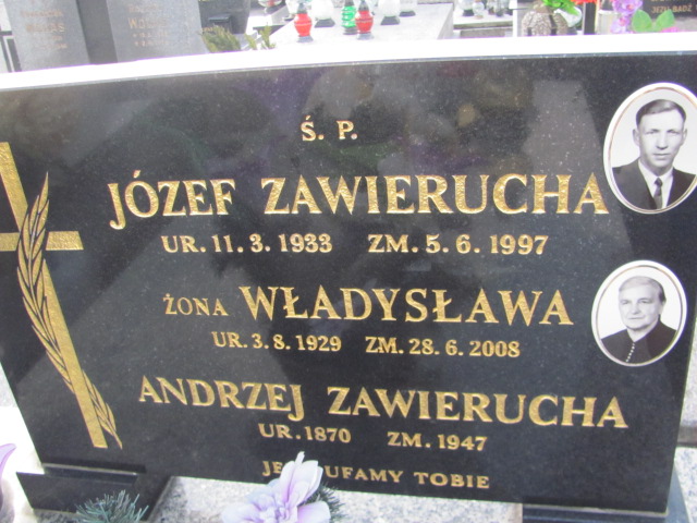 Andrzej Zawierucha 1869 Wieprz - Gierałtowice - Grobonet - Wyszukiwarka osób pochowanych