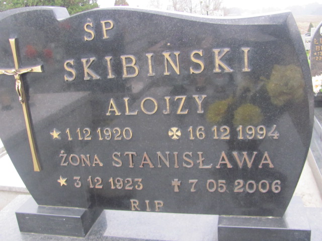 Alojzy Skibiński  1920 Wieprz - Gierałtowice - Grobonet - Wyszukiwarka osób pochowanych