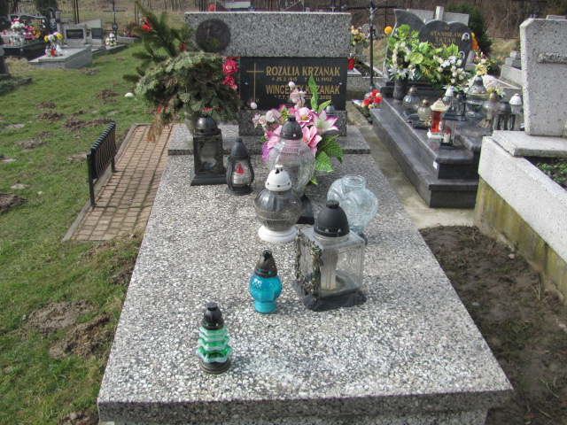Grób Wincenty  Krzanak