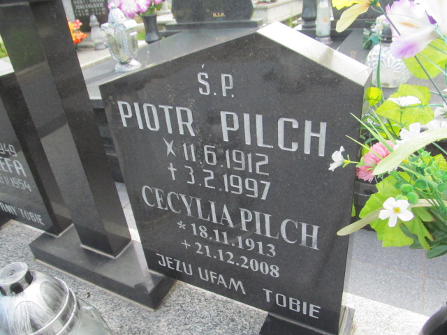Piotr Pilch 1912 Wieprz - Gierałtowice - Grobonet - Wyszukiwarka osób pochowanych