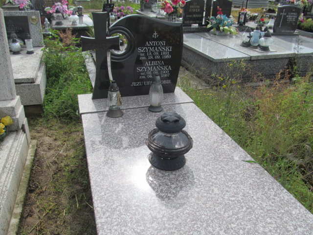 Grób Albina Szymańska