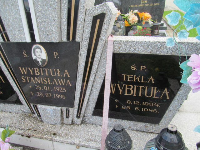 Tekla Wybituła 1894 Wieprz - Gierałtowice - Grobonet - Wyszukiwarka osób pochowanych