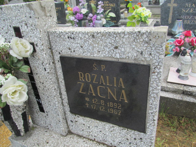 Rozalia Zacna 1892 Wieprz - Gierałtowice - Grobonet - Wyszukiwarka osób pochowanych
