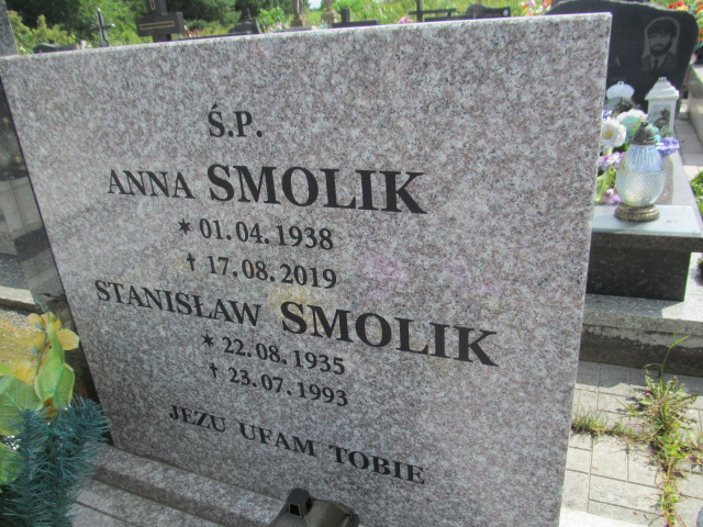 Anna Smolik 1938 Wieprz - Gierałtowice - Grobonet - Wyszukiwarka osób pochowanych