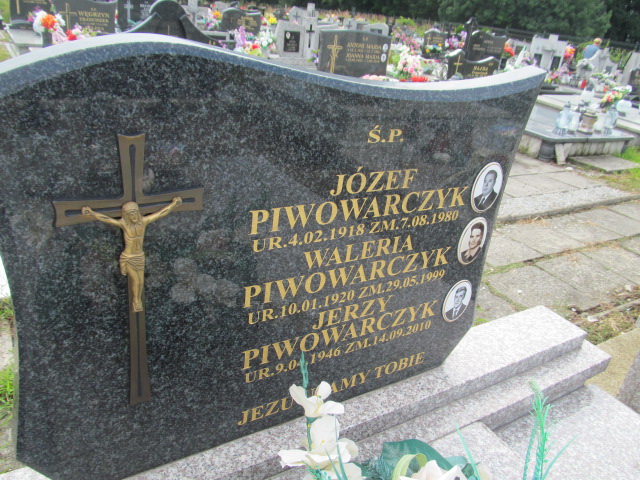 Jerzy Piwowarczyk 1946 Wieprz - Gierałtowice - Grobonet - Wyszukiwarka osób pochowanych